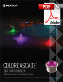 Colorcascade LED Light Bubbler Brochure