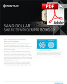 Sand Dollar Sand Filter with ClearPro Technology Brochure